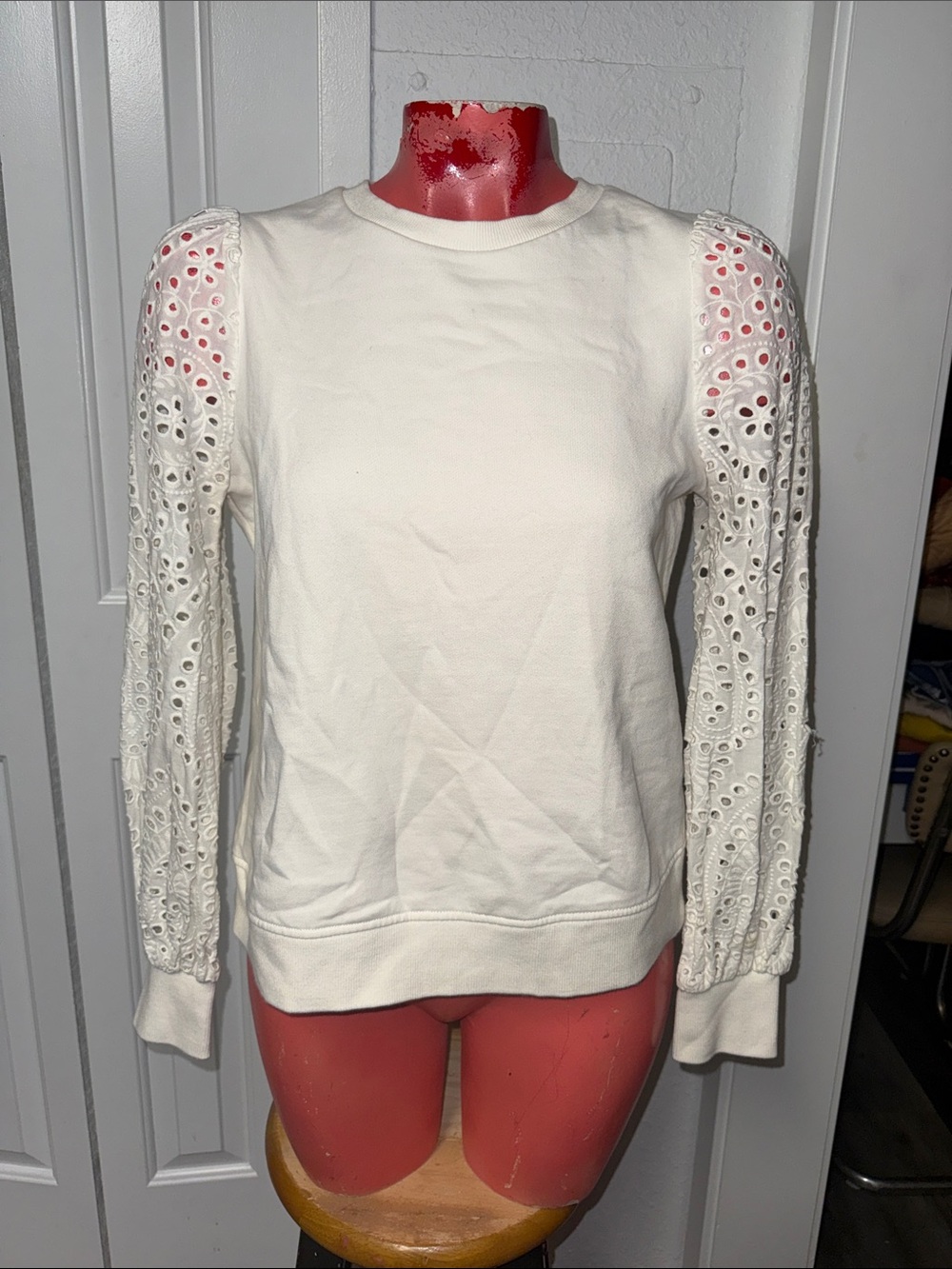 Boden eyelet sweater